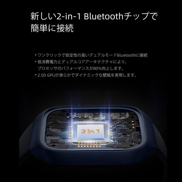ミブロ Mibro スマートウォッチ Mibro Watch T2 BL SP380008-C60 ディープブルー 腕時計 メンズ レディース_6