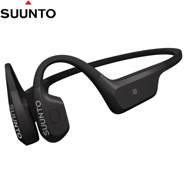 スント SUUNTO Aqua Black アクア ブラック 骨伝導イヤホン オープンイヤー ヘッドホン ワイヤレスイヤホン 水泳 SS051023000
