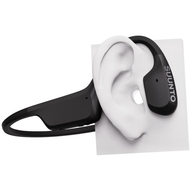 スント SUUNTO Aqua Black アクア ブラック 骨伝導イヤホン オープン