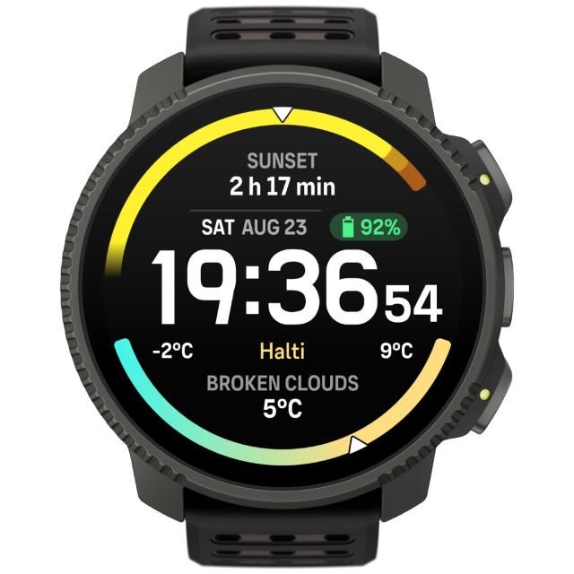 スント SUUNTO VERTICAL 2 TITANIUM BLACK バーティカル2 チタニウム ブラック スマートウォッチ 腕時計 メンズ レディース SS051208000_1