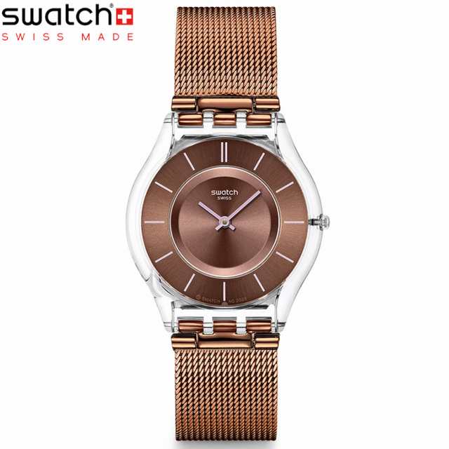 swatch スウォッチ 腕時計 レディース スキン SKIN MOCHA IN MIND SS08K121M