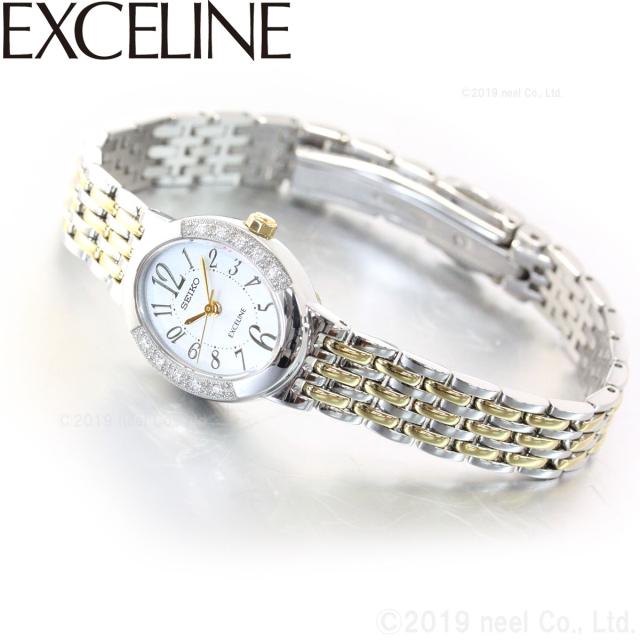 専用 SEIKO EXCELINE エクセリーヌ ダイヤ ソーラー腕時計 セイコー エクセリーヌ SEIKO EXCELINE ソーラー 腕時計 レディース