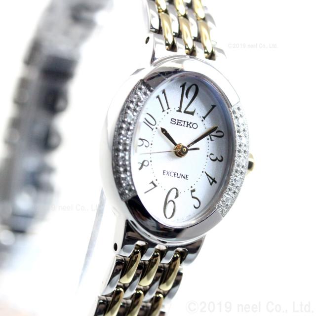 SEIKO EXCELINE スクエア レディース 腕時計 レクタンギュラー セイコー エクセリーヌ SEIKO EXCELINE ソーラー 腕時計