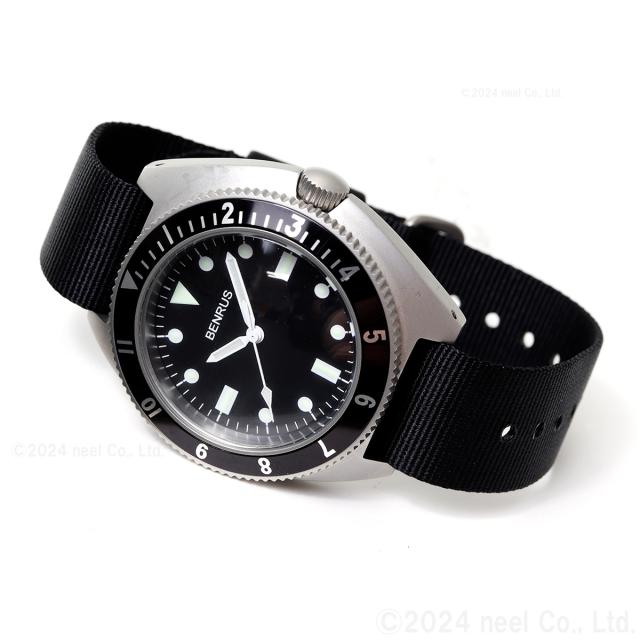 ベンラス BENRUS 腕時計 メンズ TYPE-I SILVER シルバー ミリタリー