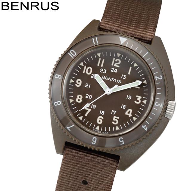 ベンラス BENRUS 腕時計 メンズ TYPE-III OLIVE Class-A General