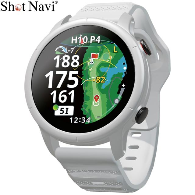 ショットナビ Shot Navi VELLIX V12 ベリックス V12 腕時計型 タッチパネル ゴルフ ナビ GPS 距離測定器 距離計測器 ホワイト