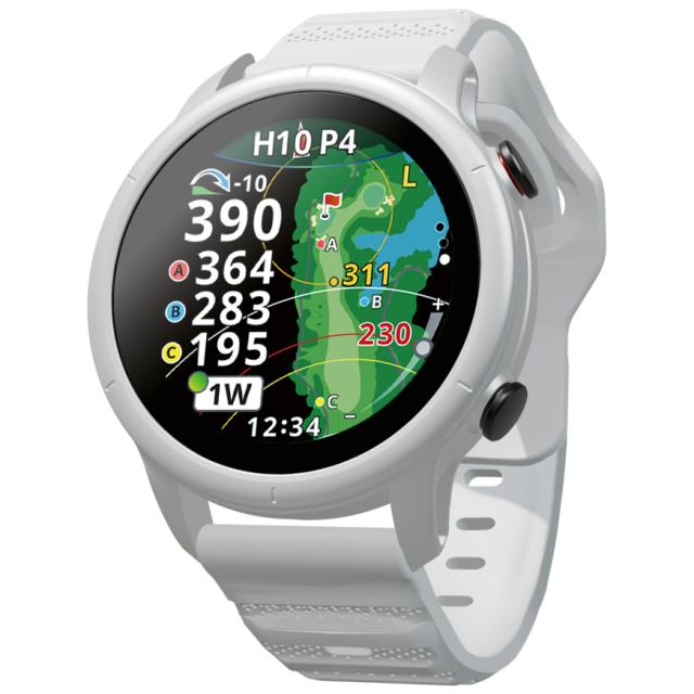ショットナビ Shot Navi VELLIX V12 ベリックス V12 腕時計型 タッチパネル ゴルフ ナビ GPS 距離測定器 距離計測器 ホワイト_2