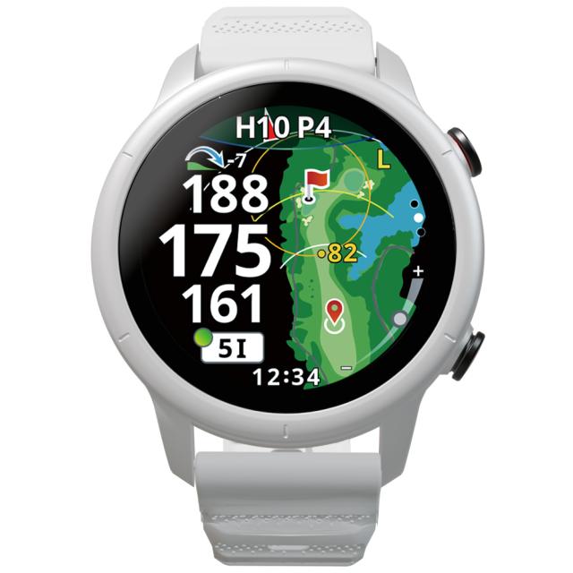 ショットナビ Shot Navi VELLIX V12 ベリックス V12 腕時計型 タッチパネル ゴルフ ナビ GPS 距離測定器 距離計測器 ホワイト_3
