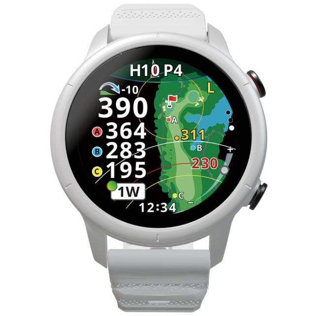 ショットナビ Shot Navi VELLIX V12 ベリックス V12 腕時計型 タッチパネル ゴルフ ナビ GPS 距離測定器 距離計測器 ホワイト_5