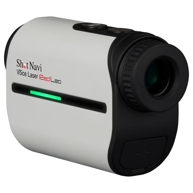 ショットナビ Shot Navi ボイスレーザー レッドレオ Voice Laser Red Leo ゴルフ レーザー 距離測定器 距離計測器 ホワイト 距離測定器