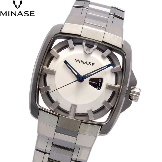 MINASE 腕時計 機械式 自動巻きスケルトン ミナセ VM07 本物 MINASE