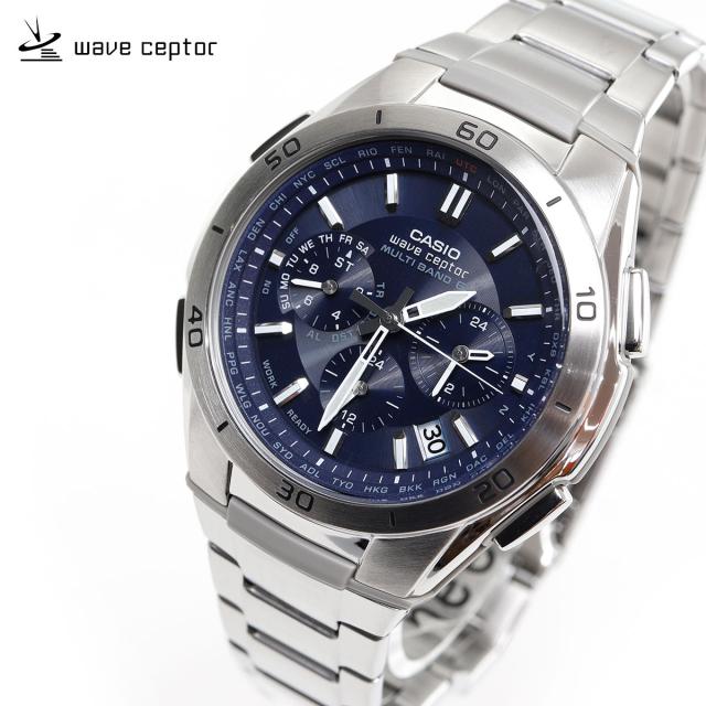 カシオ CASIO wave ceptor 電波 ソーラー 電波時計 腕時計 メンズ クロノグラフ アナログ タフソーラー WVQ-M410DE-2A2JF