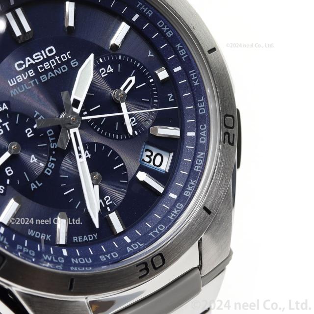 カシオ CASIO wave ceptor 電波 ソーラー 電波時計 腕時計 メンズ