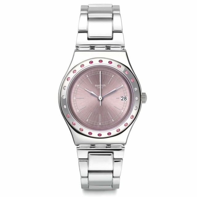 swatch スウォッチ 腕時計 レディース アイロニー ミディアム ピンクアラウンド Irony Medium PINKAROUND YLS455G