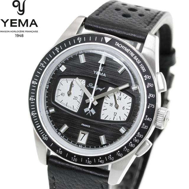 イエマ YEMA ラリーグラフ メカクォーツ2 リバースパンダ Rallygraf Meca-Quartz II Reverse Panda 腕時計 クロノグラフ メンズ YMHF1584-AA