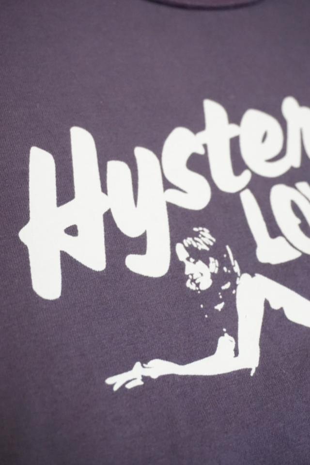 HYSTERIC GLAMOUR ヒステリックグラマー 01261CS01 HYSTERIC’S LOVETRAP ショート丈スウェット PURPLE 正規通販 レディース_6