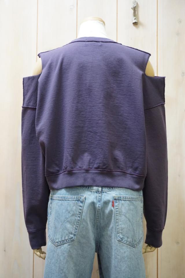 HYSTERIC GLAMOUR ヒステリックグラマー 01261CS01 HYSTERIC’S LOVETRAP ショート丈スウェット PURPLE 正規通販 レディース_13