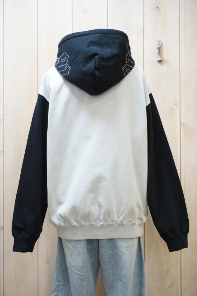 XLARGE エクストララージ 101253012007 COLOR BLOCK ZIP HOODED SWEATSHIRT ジップパーカー BLACK 正規通販 メンズ レディース_14