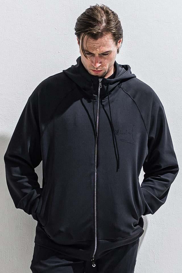 DELAY ディレイ DP1-C-002 sign zip hoodie ジップパーカー BLACK 正規通販 メンズ