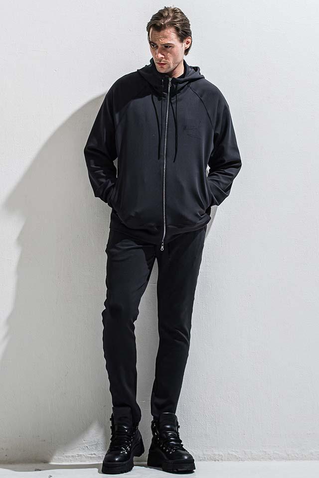 DELAY ディレイ DP1-C-002 sign zip hoodie ジップパーカー BLACK 正規通販 メンズ_1