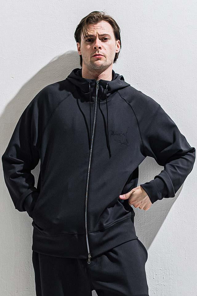 DELAY ディレイ DP1-C-002 sign zip hoodie ジップパーカー BLACK 正規通販 メンズ_2