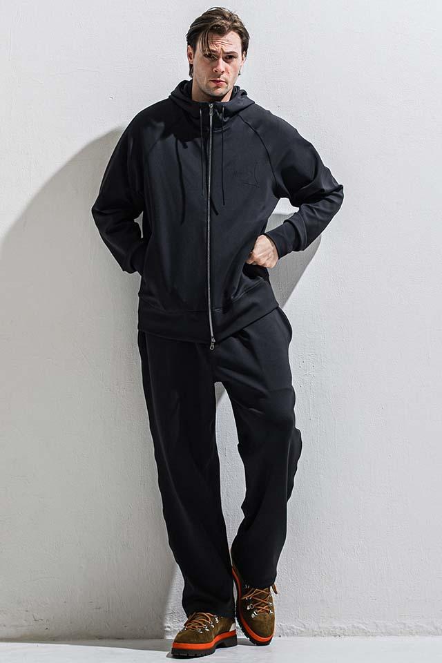 DELAY ディレイ DP1-C-002 sign zip hoodie ジップパーカー BLACK 正規通販 メンズ_4