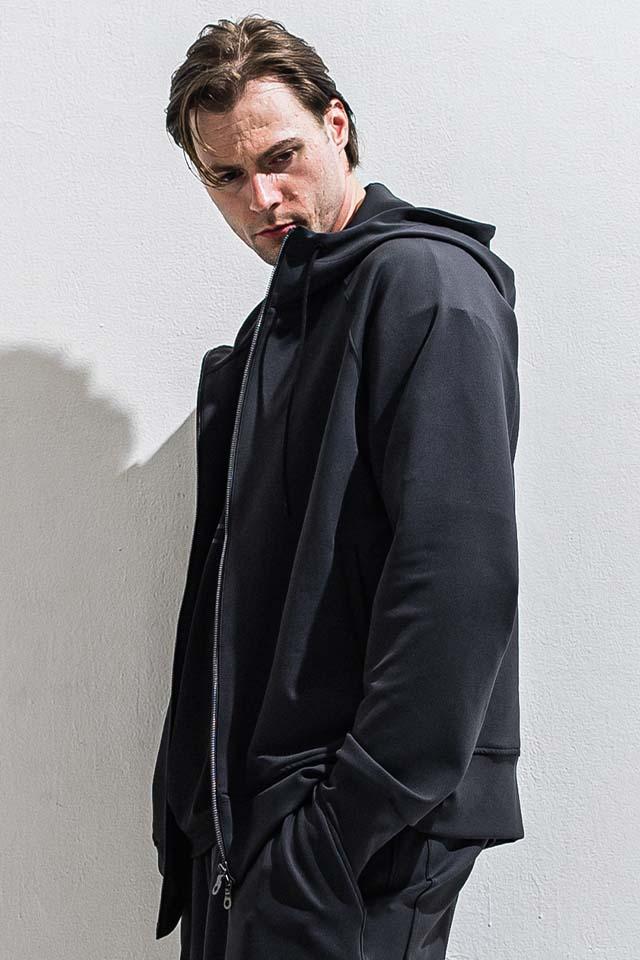 DELAY ディレイ DP1-C-002 sign zip hoodie ジップパーカー BLACK 正規通販 メンズ_5