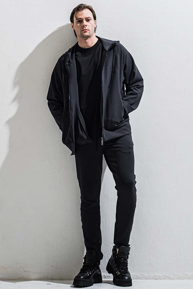 DELAY ディレイ DP1-C-002 sign zip hoodie ジップパーカー BLACK 正規通販 メンズ_14