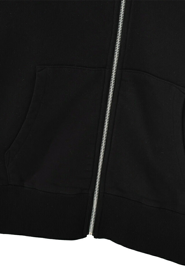 X-girl エックスガール 105261012016 CIRCLE MESSAGE AND FACE ZIP UP SWEAT HOODIE ジップパーカー BLACK 正規通販 レディース_6