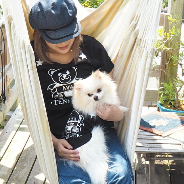 クマペアTシャツ XXL-3XLサイズ 犬 飼い主 ペアルック 送料無料 ペットとお揃い ペット 愛犬とお揃い 犬と名入れ 名前入り 名入り 名前入り 犬の服 Tシャツ 春 半袖 おしゃれ 服 好き プレゼント 女性 男性 誕生日 還暦 小型中型ギフト 楽天