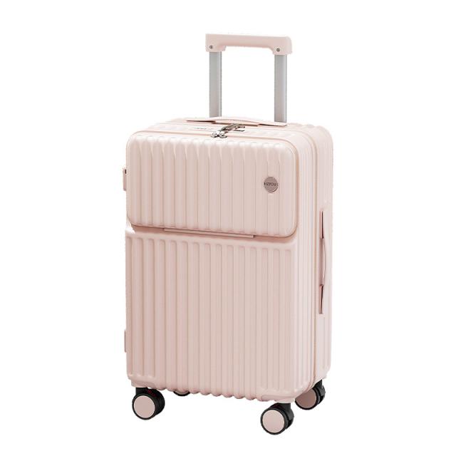 SALE 数量に限り スーツケース ストッパー付き 機内持ち込み 防災セット mサイズ フロントオープン カップホルダー type-C USBポート付き 2泊3日 大きい 軽い 大容量 静音 丈夫 耐衝撃 キャリーバッグ 多機能 かわいい 修学旅行 キャリーケース 前開き 3泊4日_14