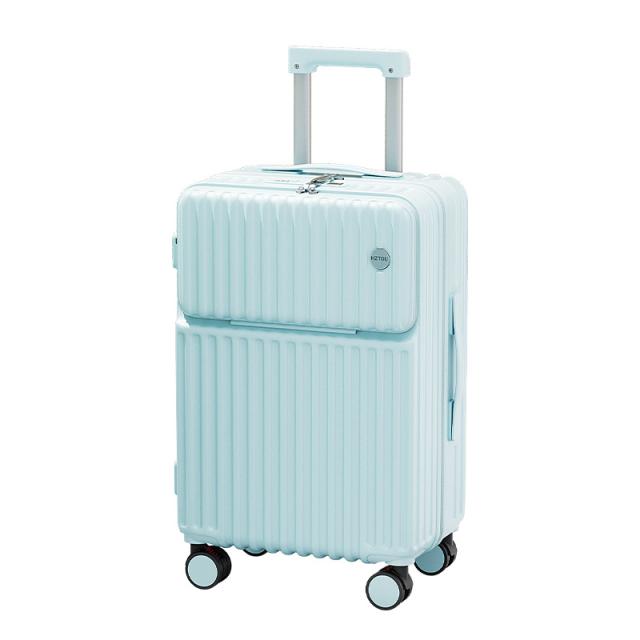 SALE 数量に限り スーツケース ストッパー付き 機内持ち込み 防災セット mサイズ フロントオープン カップホルダー type-C USBポート付き 2泊3日 大きい 軽い 大容量 静音 丈夫 耐衝撃 キャリーバッグ 多機能 かわいい 修学旅行 キャリーケース 前開き 3泊4日_15