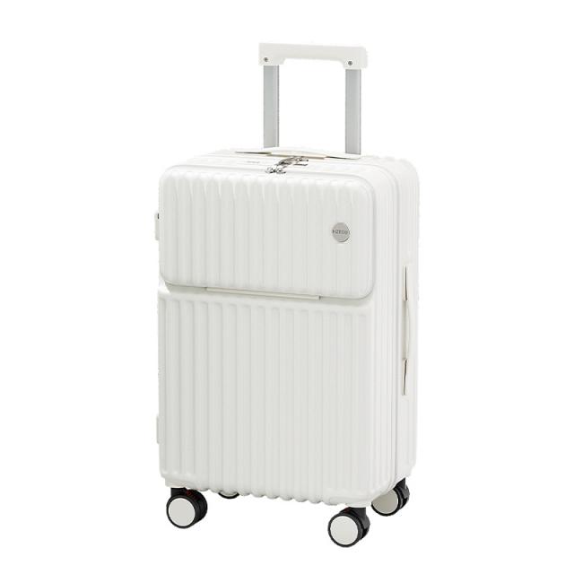 SALE 数量に限り スーツケース ストッパー付き 機内持ち込み 防災セット mサイズ フロントオープン カップホルダー type-C USBポート付き 2泊3日 大きい 軽い 大容量 静音 丈夫 耐衝撃 キャリーバッグ 多機能 かわいい 修学旅行 キャリーケース 前開き 3泊4日_18