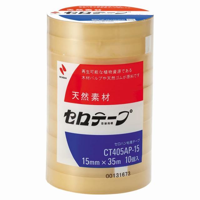 ニチバン セロテープ 大巻 15mm×35m 10巻 1535-10P CT405AP-15 替え
