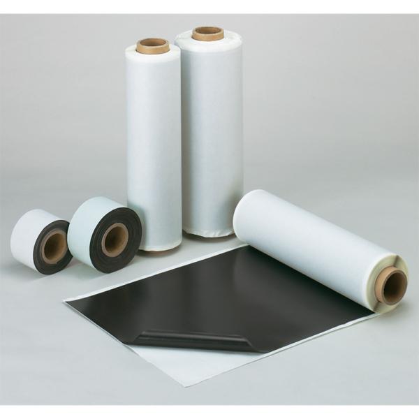 マグネットシート のり付き マグネタッキー 磁石色 等方性 1.6mm厚×100mm幅×10m