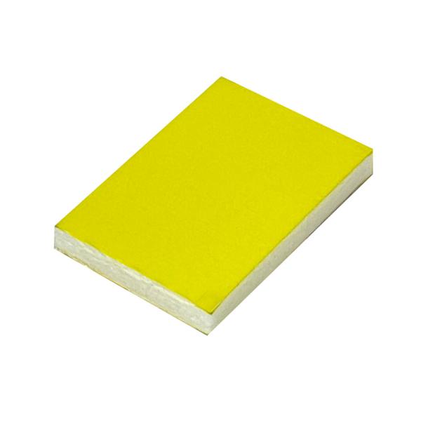 カラーボード スチレンボード 5mm B1 760X1080mm 素板 カラー塗装 黄 40枚梱包 ウッドラックパネル デュポン 店頭 展示 POP