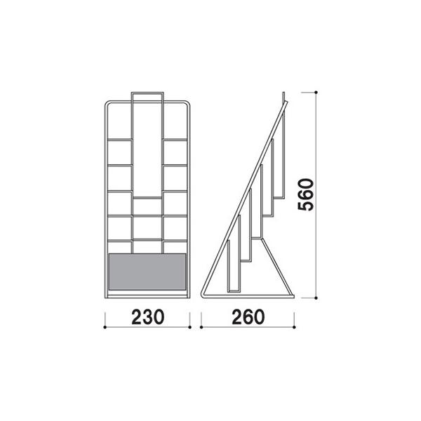 マガジンラック MR-134 ファースト FIRST カタログスタンド カタログラック パンフレット