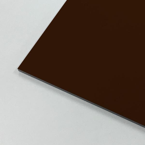 アルミ複合板 アルリーダー Sブラウン 3mm 3X6 (910X1820mm) 10枚 両面塗装 看板 内装 装飾 アルミパネル 三菱ケミカル