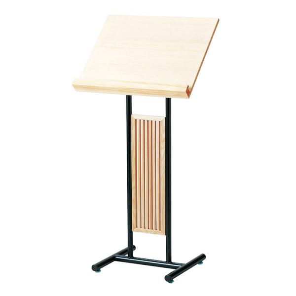 メニュースタンド 木製 B3 店舗看板 メニュースタンドCOMBI 飾り縦格子 クリアー 50466 フローアサイン マルチメディアスタンド