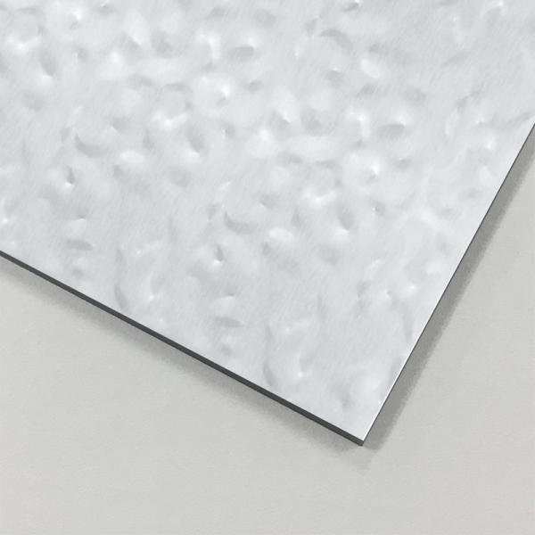 アルミ複合板 ハイエースバン シルバースタッコ 3mm 3X6 (910X1820mm) 10枚 HAC-801 両面塗装 建材 アルミパネル