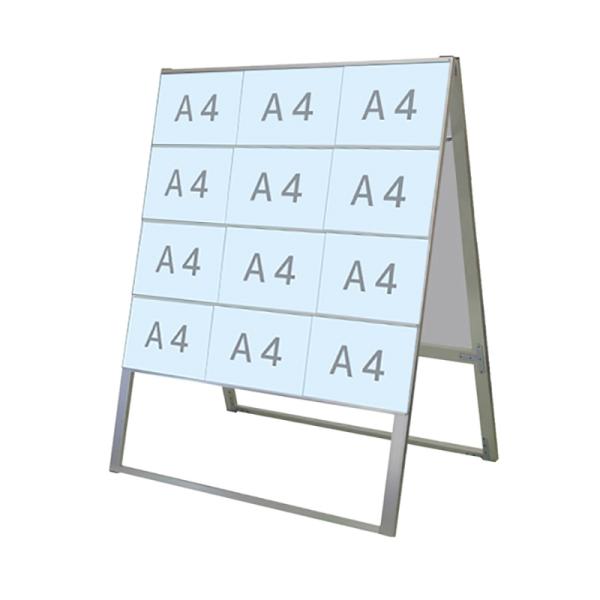 看板 スタンド看板 立て看板 カードケーススタンド 屋外 ポスター 店舗看板 常磐精工 A4横24両面ハイタイプ CCSK-A4Y24RH