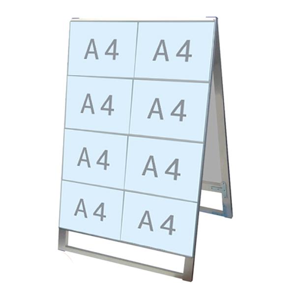 看板 スタンド看板 立て看板 カードケーススタンド 屋外 ポスター 店舗看板 常磐精工 A4横16両面スタンダードタイプ CCSK-A4Y16R