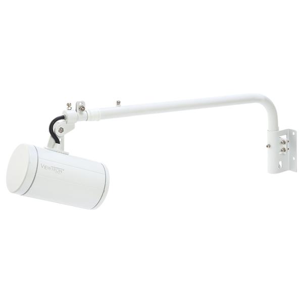 看板照明 屋外 LED 看板灯 ビュートロン VT40 Lアーム 昼光色6000K 広角 ホワイト アーム ランプ ホルダ 一体型 VT40-120C-L