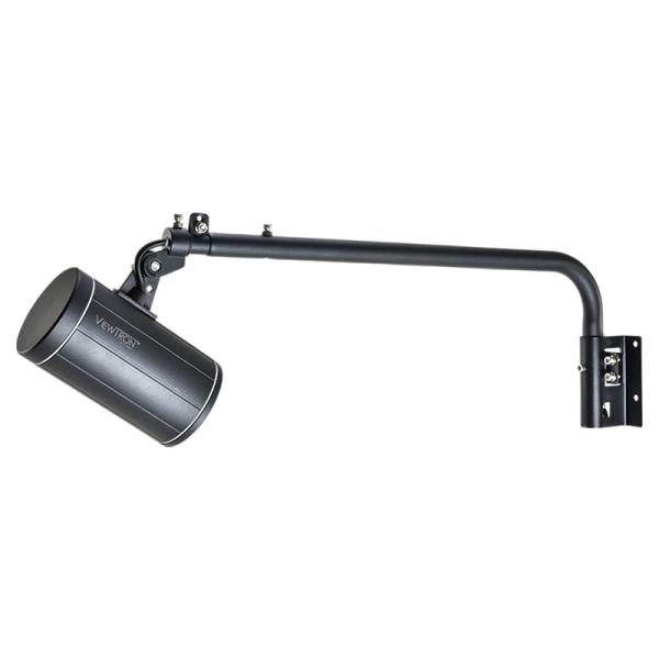 看板照明 屋外 LED 看板灯 ビュートロン VT40 Lアーム 電球色2700K 広角 ブラック アーム ランプ ホルダ 一体型 VT40-120W-L/BK