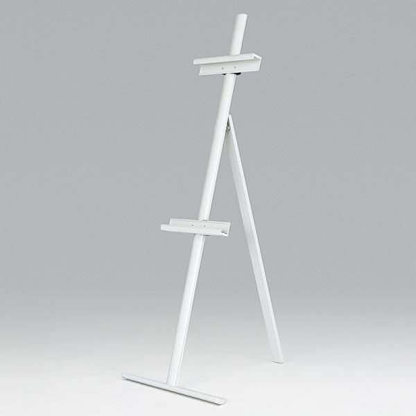 パネルスタンド 店舗 看板 アルモード アルミイーゼル ホワイト MS168 パネル フレーム 額縁 ディスプレイ パネルスタンド ウェイト