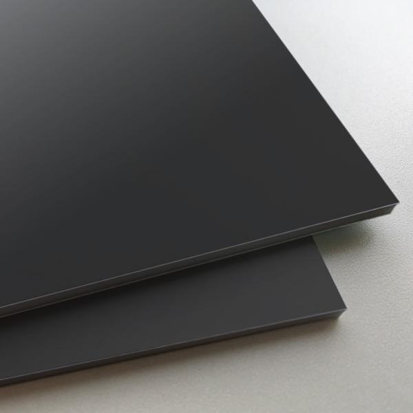 アルミ複合板 黒 3mm 4X8 (1220X2440mm) バラ売り カラーエース SC296GS グロスブラック／サービスコート 看板 福田金属 アルミ建材