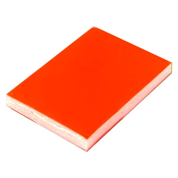 カラーボード スチレンボード 5mm 3X6 910X1820mm 素板 カラー塗装 蛍光オレンジ 20枚梱包 ウッドラックパネル デュポン 店頭 展示 POP