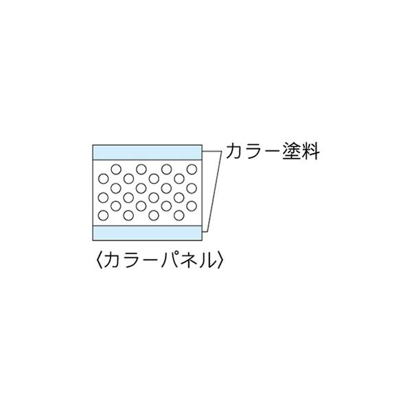 カラーボード スチレンボード 5mm 3X6 910X1820mm 素板 カラー塗装 パステルブルー 20枚梱包 ウッドラックパネル デュポン 店頭 展示 POP_3