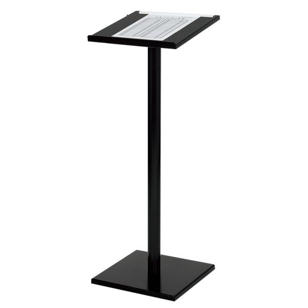 メニュースタンド 店舗看板 アルモード メニュースタンド 店舗看板2379 350角 ブラック フローアサイン マルチメディアスタンド