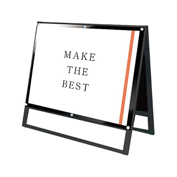 スタンド看板 a看板 店舗 ブラックポスター用スタンド看板マグネジ B1ヨコロウ 両面 ブラック BPSSKMN-B1YLRB 44,682円